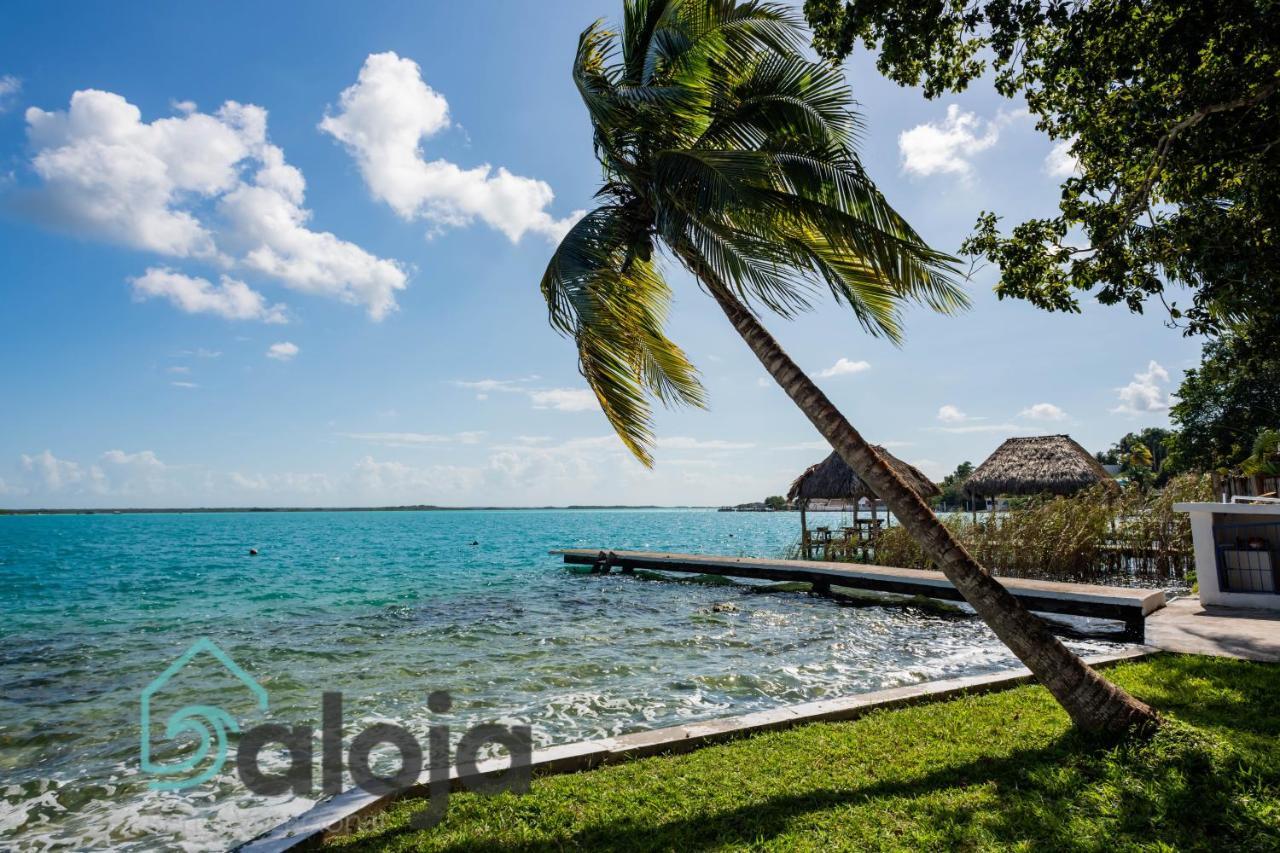Villa Xtohil With Private Access To The Magic 7 Colors Lagoon Bacalar Esterno foto