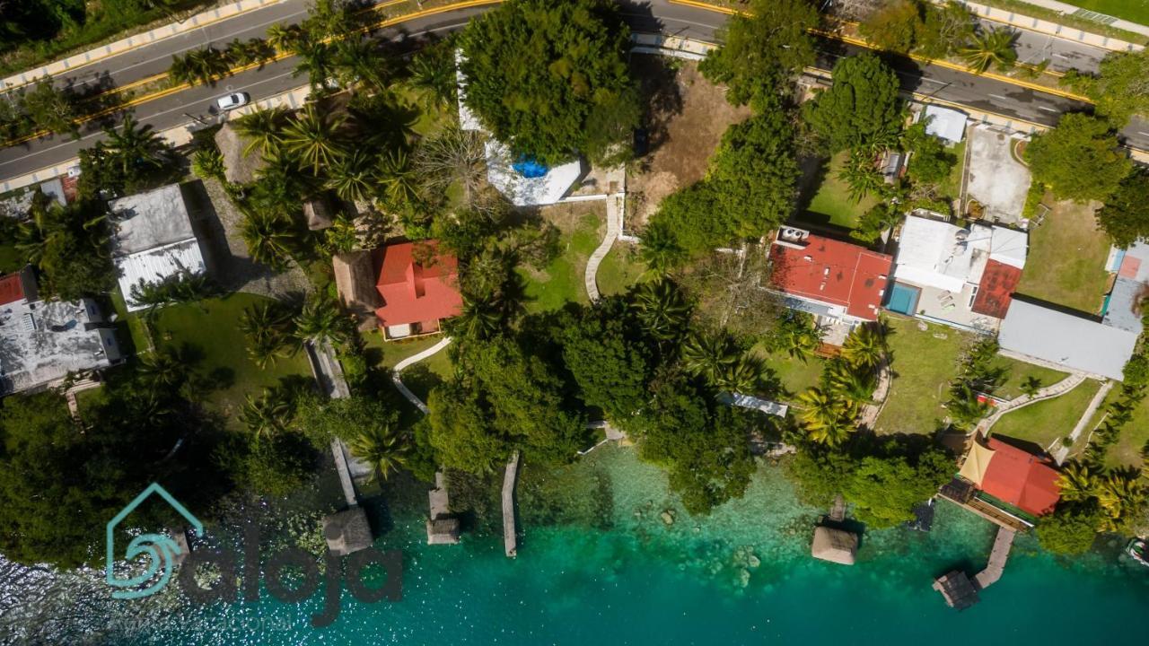 Villa Xtohil With Private Access To The Magic 7 Colors Lagoon Bacalar Esterno foto