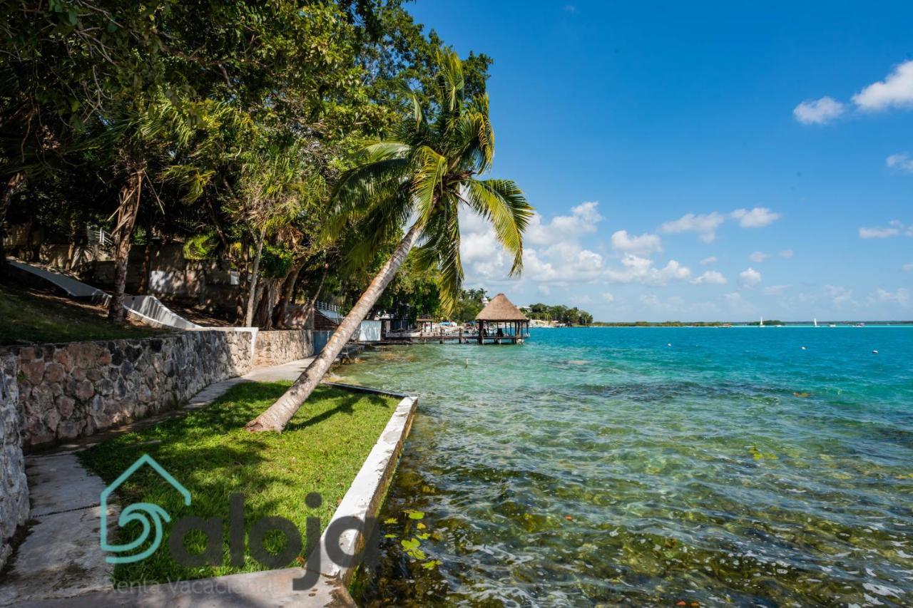 Villa Xtohil With Private Access To The Magic 7 Colors Lagoon Bacalar Esterno foto