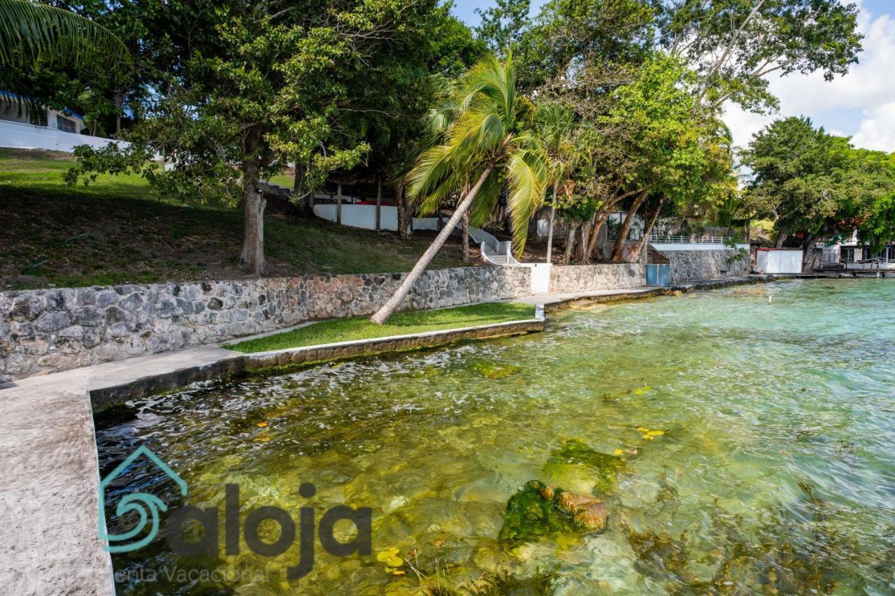Villa Xtohil With Private Access To The Magic 7 Colors Lagoon Bacalar Esterno foto
