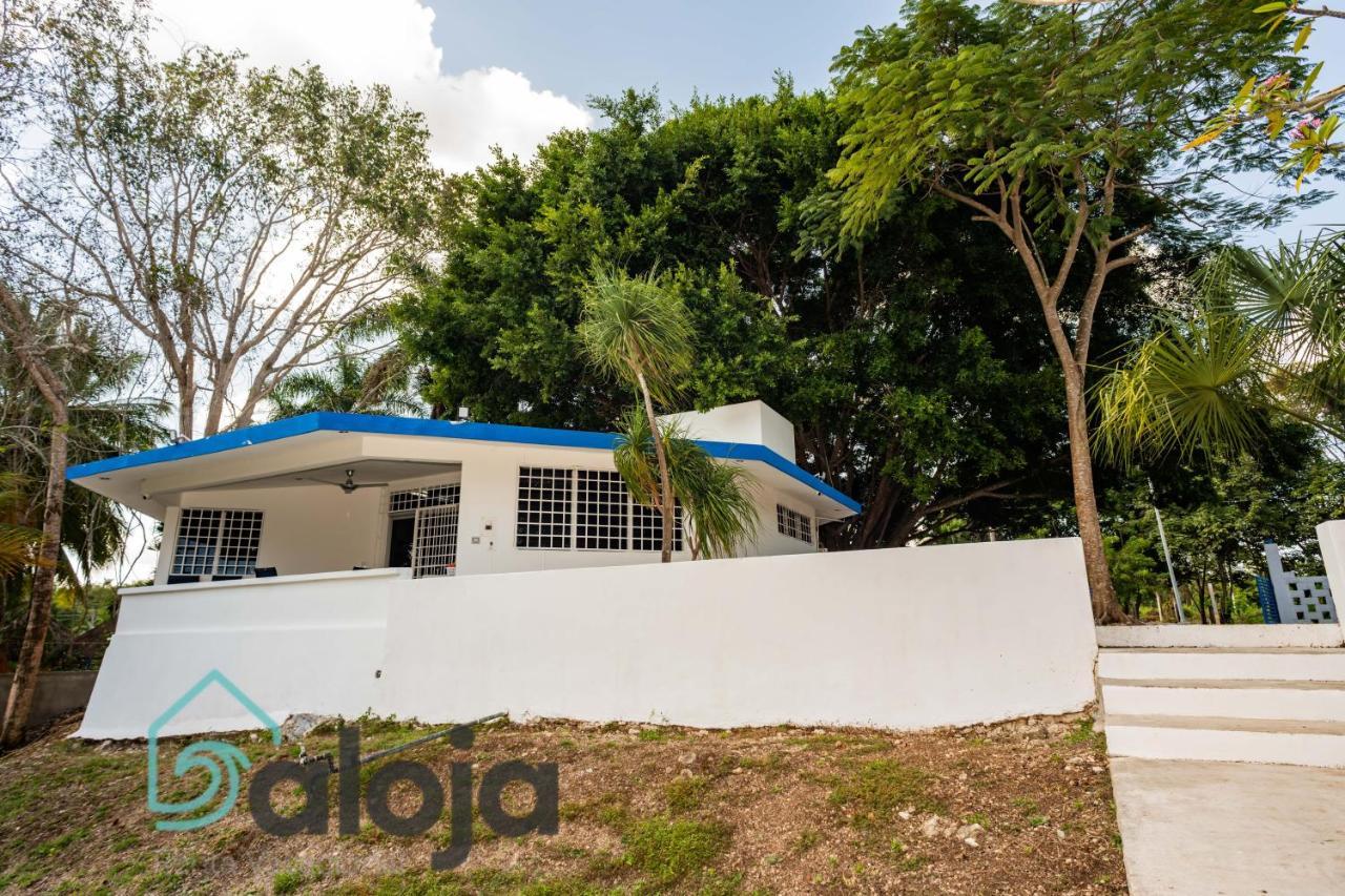 Villa Xtohil With Private Access To The Magic 7 Colors Lagoon Bacalar Esterno foto