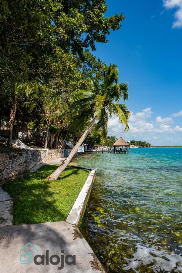Villa Xtohil With Private Access To The Magic 7 Colors Lagoon Bacalar Esterno foto