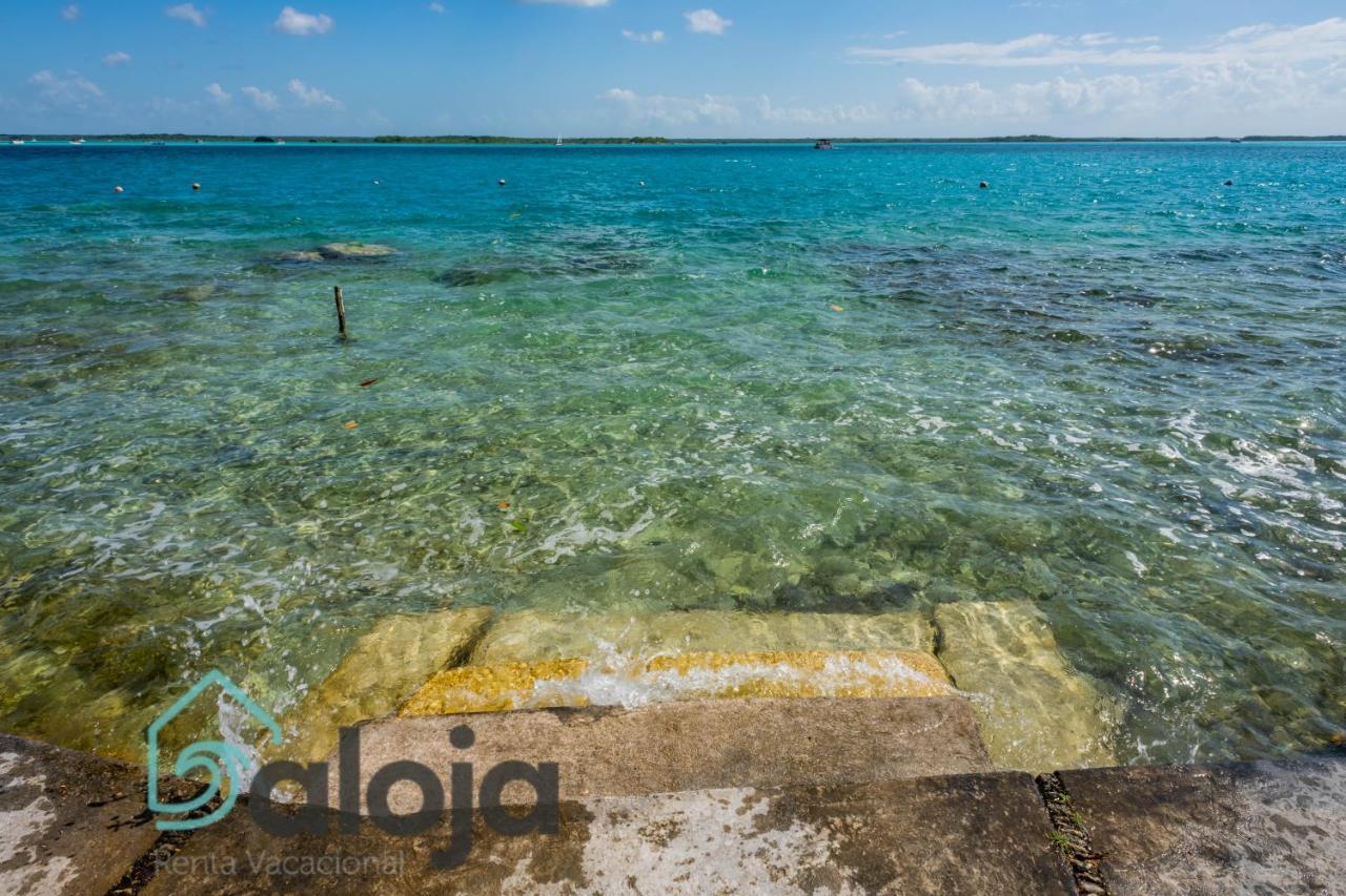 Villa Xtohil With Private Access To The Magic 7 Colors Lagoon Bacalar Esterno foto
