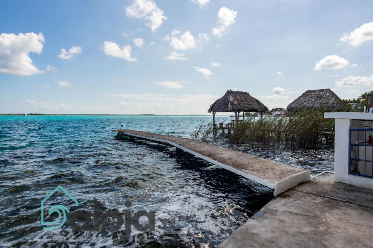 Villa Xtohil With Private Access To The Magic 7 Colors Lagoon Bacalar Esterno foto
