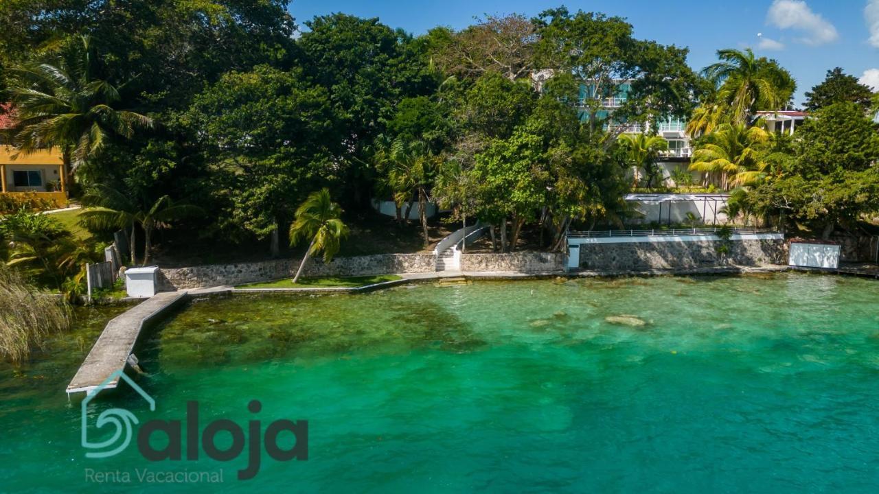 Villa Xtohil With Private Access To The Magic 7 Colors Lagoon Bacalar Esterno foto