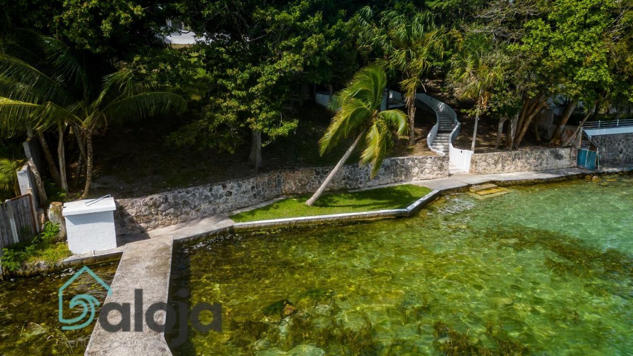 Villa Xtohil With Private Access To The Magic 7 Colors Lagoon Bacalar Esterno foto