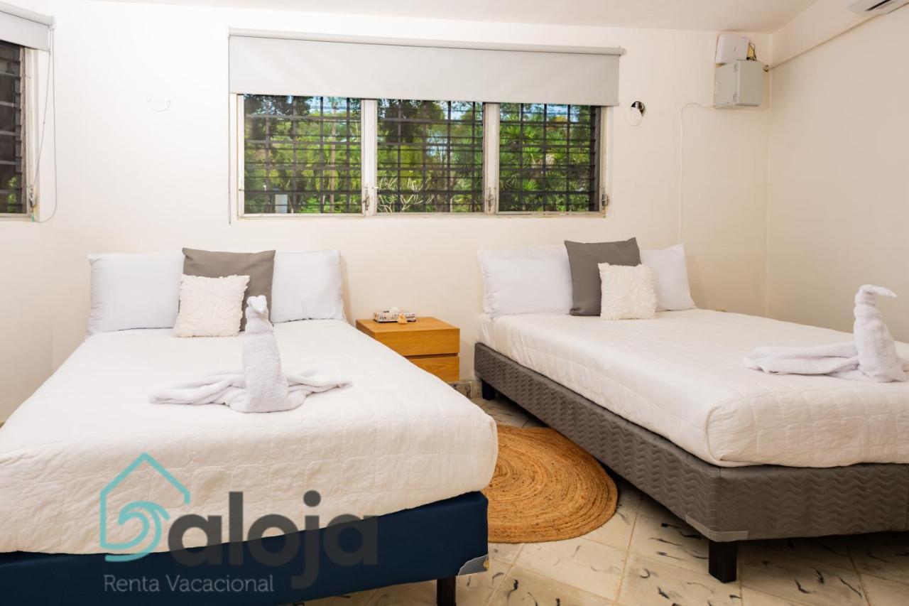 Villa Xtohil With Private Access To The Magic 7 Colors Lagoon Bacalar Esterno foto